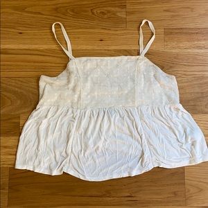 American eagle cream tank top